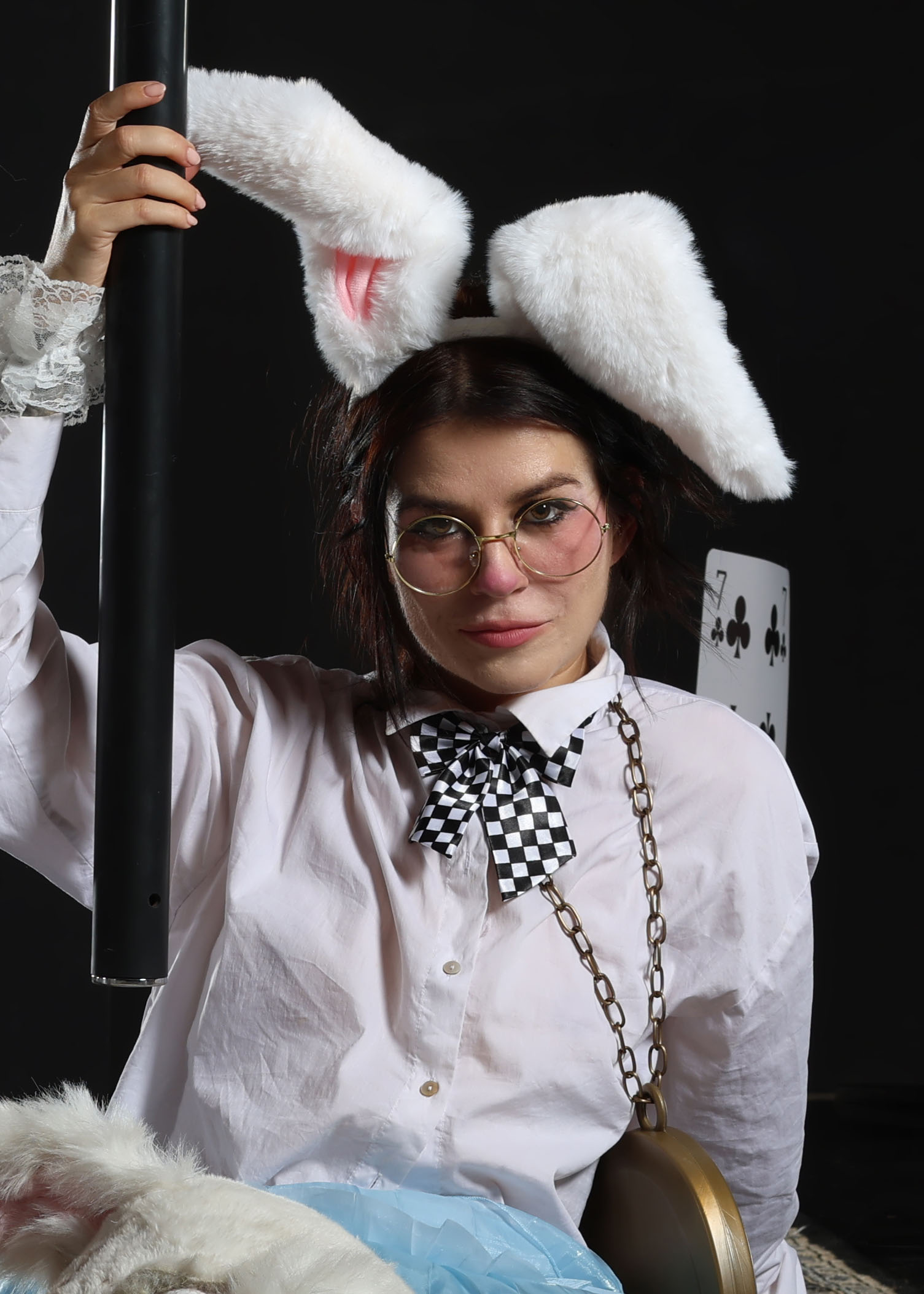 Mitra as Rabbit in Wonderland